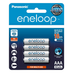 Batería Recargable AAA 1.2V ENELOOP / Ni-HM / Paquete de 4 Baterías