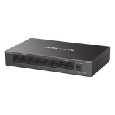 Switch NO Administrable / Para escritorio / Carcasa de Metal / 8 puertos 10/100/1000 Mbps / Diseño Compacto / Plug and Play