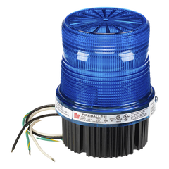 Luz Estroboscópica Fireball® / 120 VAC 50/60 Hz / Montaje Superficie o Tubo 1/2" NPT / Domo Ambar / Uso Industrial y Señalización Privada
