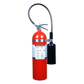 Extintor de dióxido de carbono CO2, para fuegos clase B y C, listado UL, 15 lb (6.8 kg).