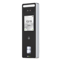 Terminal Biométrica Facial / 500 Rostros 3,000 Huellas / Pantalla 2.4" / IP65 / ADMS / ZKBio Zlink
