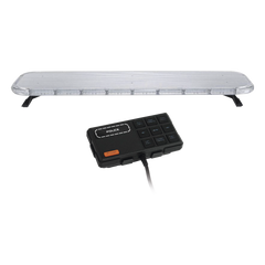 Barra de luces LED de 46" Rojo/Azul/Ambar , De 132 LEDs, Controlador Incluido, Ideal para Equipar Unidades de Seguridad Publica