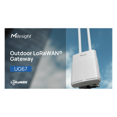 Gateway LoRaWAN para Exterior / 8 Canales / IP67 / 4G LTE / GNSS / PoE / Alcance 15 km / para BMS con BACnet y Modbus