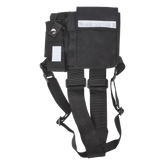 Pechera Universal sin logo con soporte para radio y bolígrafo más bolsa con cinta adherente para su seguridad.