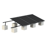 Montaje para Panel Solar, Riel "8" de 5400mm para Módulos con Espesor de 30-35mm, Velocidad de Viento Máx. 136km/h (20° a 45°) Con Anodizado Negro