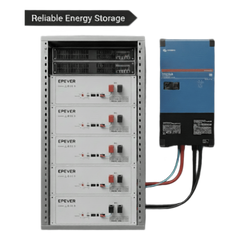 Kit Inversor Cargador de 4 kW con Salida de 110 Vca y respaldo de 20 kWh en batería de LiFePO4