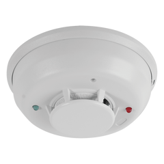 Detector de humo fotoeléctrico de 4 hilos con sensor térmico aislado, sirena y relevador, serie i3