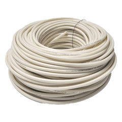 Cable Doble Aislado para Cercas Electrificadas / Bobina 25 m (82 ft) / Calibre 22 / Anti-UV / Multifilar Flexible