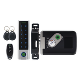 Kit de Cerradura Inteligente / Incluye Teclado y Control Remoto / Soporta Huella, Tarjeta y Contraseña / Teclado Metálico IP65