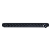 PDU Básico Para Distribución de Energía, Con 12 Tomas NEMA 5-15R Traseras, 1UR, 15 Amp, 120 Vca