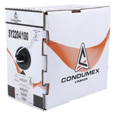 Bobina de 305 Metros (1000 Pies) / Cable de Cobre / 4 x 22 AWG / Tipo Alarmas UL / Para Interior / Color Blanco / Para Aplicaciones de Alarmas de Intrusión / Interfonos / TV Porteros / y Multi-Propósito / Hecho en México