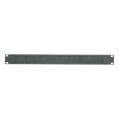Tapa Ciega para Rack de 19in, Tipo Cepillo de Nylon, para Paso de Cables y Mejor Manejo Térmico, Color Negro, 1 UR