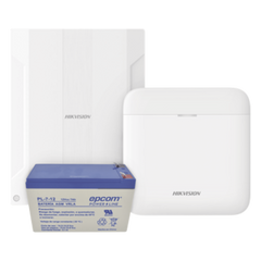 (AXPRO) KIT de alarma AX PRO conversión de zonas cableadas a inalámbricas / Incluye: 1 Hub IP, Wifi y 3G/4G con Batería de respaldo/ 1 Expansor de 16 zonas cableadas / 1 Batería de respaldo 12Vcc a 7 Amp/ Compatible con Hik-Co
