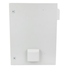 Gabinete Ventilado de Acero IP55 Uso en Exterior (600 x 800 x 300 mm) con Placa Trasera Interior Metálica y Compuerta Inferior Atornillable. Incluye Ventilador, Ventilas, filtros, Chapas y Llave T.