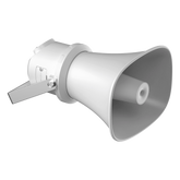 Bocina (Altavoz IP ) | Tipo Trompeta | 7 Watts | No requiere amplificador | PoE+ | Exterior IP67 | Metal | Voceo en tiempo real | Calendarización de audios | Síntesis de Voz (TTS) | Entrada de alarma