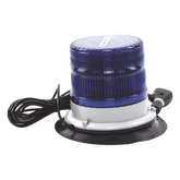 Baliza led pulso, 12-24vdc, 11 patrones de flash, montaje de imán de vacío, azul