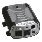 Inversor de Potencia / 500W Continuos / 1000W Pico / 2 Salidas AC GFCI / USB-A y USB-C Carga Rápida / Protección Pentagon / 12V DC a 115V AC