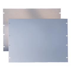 Tapa Ciega Para Rack Estándar de 19in, Plano, de Aluminio, 3 UR