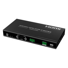Extensor HDMI sobre IP | Transmisor | 4K@60Hz | 120 m | HDMI 2.0 | HDCP 2.2 | PoE | RS-232 | IR Bidireccional | Multicast