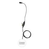 Micrófono de 1 cable serie LOC para ICOM IC-F4003/4013/2000/4021/4031/4103/4210/4230