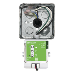 Módulo de atenuación inalámbrico PowPak con control 0-10 V, 8 A, 120/277 V, para balastros y drivers LED, compatible con controles Pico, sensores Radio Powr Savr y hub Vive