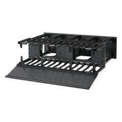 Organizador de Cables Horizontal NetManager, Doble (Frontal y Posterior), Para Rack de 19in, 3UR