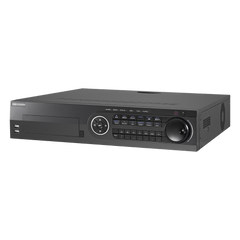 DVR 16 Canales TurboHD + 8 Canales IP / 3K / 5 Megapixel / 8 Bahías de Disco Duro / 16 Entradas de Audio Fisicas (Microfono por Separado) / Audio por coaxitron / Acusense / 16 Entradas de Alarma / POS / H.265+