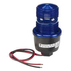 Luz de advertencia LED serie Streamline, 24 Vcd, montaje en tubo, azul