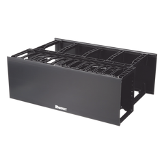 Organizador de Cables Horizontal NetManager de Alta Densidad, Doble (Frontal y Posterior), Para Rack de 19in, 4UR