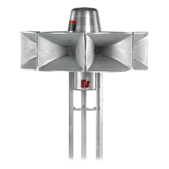 Sirena Electromecánica Eclipse8 / Omnidireccional 360° / 115 dBc a 30.5 m (100 ft) / 3 Señales de Alerta / Alimentación DC 46V / 255 lb (116 kg) / Aluminio 100%