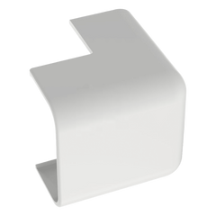 Esquinero exterior, para uso con canaleta LD10, material ABS, Color Blanco