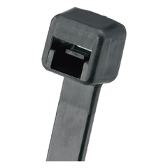 Cincho de Nylon 6.6, de 203mm largo x 3.6mm ancho, Color Negro. Paquete de 1000 Piezas