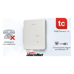 Comunicador de alarmas por Internet vía Ethernet o Wi-Fi opcional, compatible con paneles VISTA y sistemas DSC e Interlogix