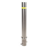 Bolardo Fijo de Acero Inoxidable de 900 mm de Altura / Ideal para aplicaciones delimitaciones de automóviles