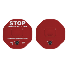 Alarma de puerta multifunción Exit Stopper® para una puerta con bocina remota