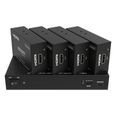 Splitter Extensor 1x4 | 4K@60Hz a 60m | 4K@30Hz a 70m | Cable Cat6 | EDID | HDCP 2.2 | Salida Loop