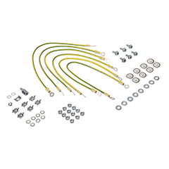 Kit de Accesorios de Tierra Física, Para Gabinetes ProLine, Incluye 6 Cables 12 AWG de 411 mm de Largo Con Terminaciones de Anillo y Accesorios de Montaje M6