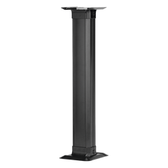 Accesorio de Conexión a Mesa, Para Uso con Canaleta de Piso AFR4BCBL6, Material PVC Rígido, Color Negro