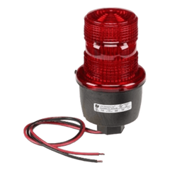 Luz de advertencia LED serie Streamline, 12- 48 Vcc, roja