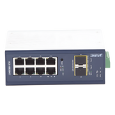 Switch Industrial Administrable Capa 2, 8 Puertos 10/100/1000T, 2 Puertos SFP 1G / 2.5 G BASE X
