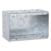 Caja Multigang de 3 Gangs/ Profundidad de 3-1/2 Pulgadas (8.89 cm)/ 19 Entradas de 1/2 - 3/4 Pulgadas (1.27 - 1.91 cm)