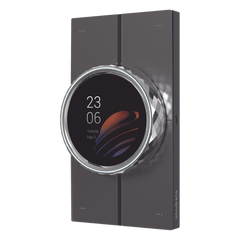 Mini pantalla táctil Hub controlador integrable con sistemas de automatización compatible con múltiples marcas, una entrada de iluminación, 4 botones para escenas. Conexión Wifi