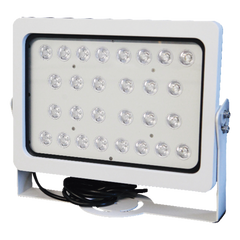 Lampara IR de Luz Estroboscópica / Luz LED Alta Potencia / 28 Lámparas LED / Cuerpo de Aleación de Aluminio / Vidrio Templado / IP66