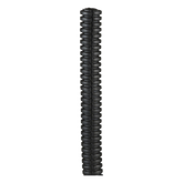 Tubo Corrugado Abierto para Protección de Cables, .38in (9.7 mm) de Diámetro, 30.5 m de Largo, Color Negro