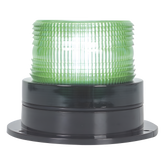 Burbuja Brillante de Larga Vida Útil, con 8 LEDs Color Verde, Domo Verde, 12Vcd