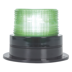 Burbuja Brillante de Larga Vida Útil, con 8 LEDs Color Verde, Domo Verde, 12Vcd