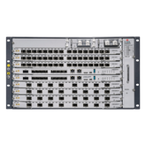 OLT Modular tipo Chasis GPON/XGS-PON Combo, 7 Ranuras de Servicio, Incluye 1 Tarjeta de Servicio de 16 puertos GPON