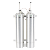 Duplexer Pasa Banda-Rechazo de Banda, 144-174 MHz, 4 Cavidades de 6.625" Diámetro, 500 KHz, 400 Watt, BNC Hembras.