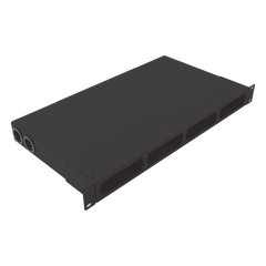 Distribuidor de Fibra Óptica Vacío 19 Pulgadas, Acepta 4 Placas Acopladoras de Linkedpro, Hasta 24 Fibras, 1UR, Incluye Charola de Empalme