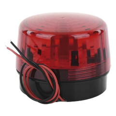 Luz Estroboscópica LED (35) / Patrones de Parpadeo Ajustables / 8 Patrones / Batería de Respaldo / 12-24 Vcc/Vca / Resistente al Clima IP66/IP55